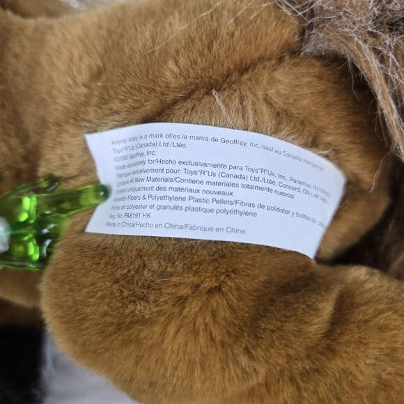 Vitntage 2000 Animal Alley Brown Horse Plush 12" Toys R Us Brown Mane Excellent - Picture 10 of 10